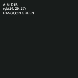 #181D1B - Rangoon Green Color Image